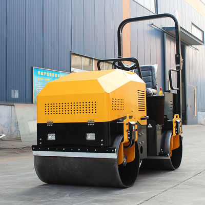 2 Ton Vibratory Road Roller for Soil Asphalt Compaction at 70Hz Excitation Frequency