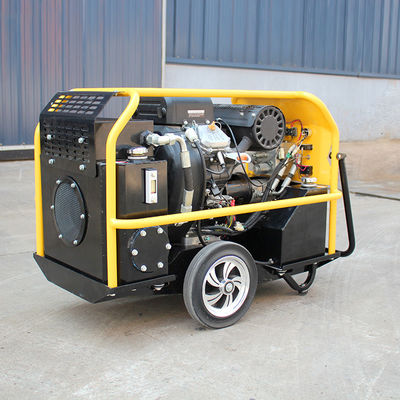 Portable Diesel Driven Hydraulic Power Pack with SCREW PUMP and 18L Tank Capacity