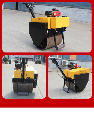 Electric Start 0.5Ton Single Drum Road Roller Compactor for Small Construction Sites
