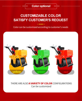 Electric Start 0.5Ton Single Drum Road Roller Compactor for Small Construction Sites