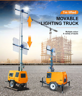 Diesel Light Tower Multifunction Outdoor Tower Light with 3500K Color Temperature