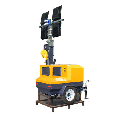 40000 Working Hours Standard IP Rating Mobile Diesel Light Tower with Diesel Generator