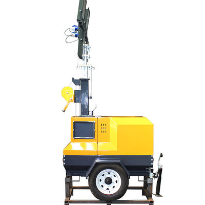40000 Hours Working Time 7M Industrial Mobile Light Tower for Construction Lighting