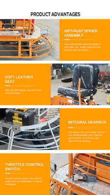 17.06 24.0 Power Helicopter Ride On Trowel for Double Power Concrete Finishing Machine