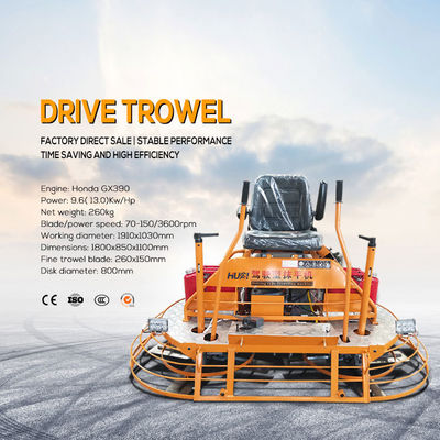 High Operating Efficiency Ride On Power Trowel Machine for Concrete Surface Finishing