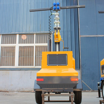 60 Ra Green Power Trailer Type Mobile Solar Led Tower Light with Dimmer Function