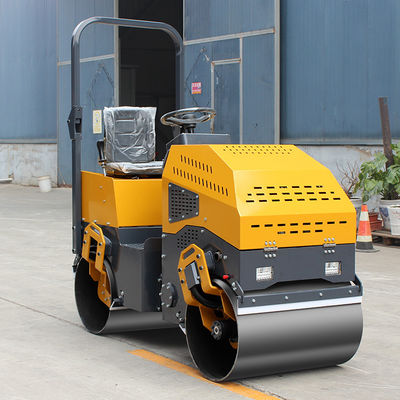 Static Linear Load of 45N/cm 1t Double Drum Road Roller for Smooth Road Construction