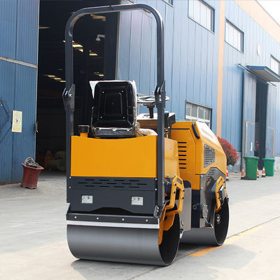 Static Linear Load of 45N/cm 1t Double Drum Road Roller for Smooth Road Construction