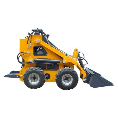 420 Wheel Skid Steer Loader with 4 in 1 Bucket Customer's Requirement and Affordable