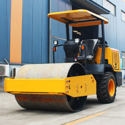 3.5 Ton Vibratory Road Roller with 74 L Vibration Frequency and 2-8km/h Travel Speed
