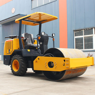3.5 Ton Vibratory Road Roller with 74 L Vibration Frequency and 2-8km/h Travel Speed