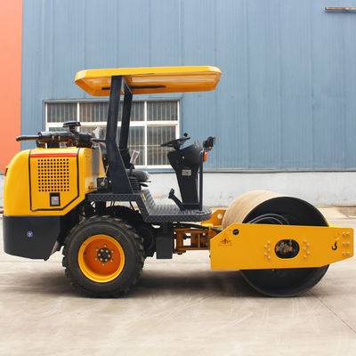 3.5 Ton Vibratory Road Roller with 74 L Vibration Frequency and 2-8km/h Travel Speed