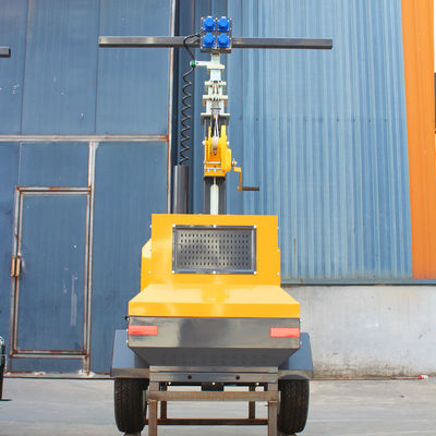 7m Height Solar Lighting Tower 360 Degree Rotation Suitable for Various Applications