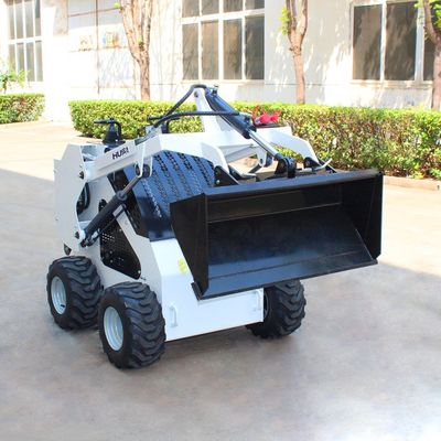 Versatile Tracked Skid Steer Loader for Concrete Mixing Snow Removal and Brushing