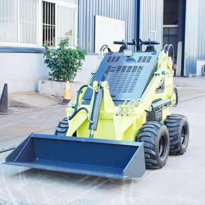 375KG HQ Hydraulic Cylinder Diesel Tracked Loader Skid Steer Front End Loader With Track