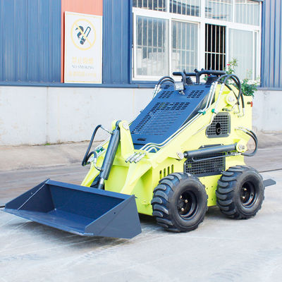 375KG HQ Hydraulic Cylinder Diesel Tracked Loader Skid Steer Front End Loader With Track