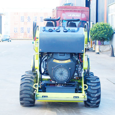 375KG HQ Hydraulic Cylinder Diesel Tracked Loader Skid Steer Front End Loader With Track