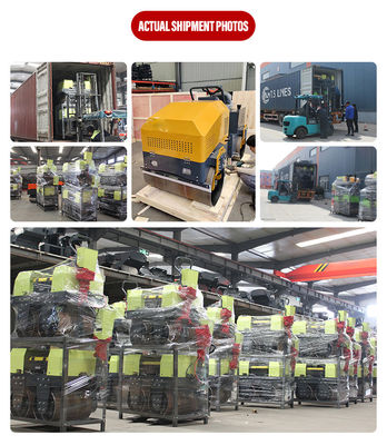 Huade Hydraulic Pump 0.7 Ton Mini Road Roller HQ-YL700Z for Your Construction Needs