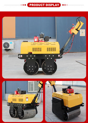 0.5 Ton Walk Behind Double Drum Vibratory Roller Road Roller with Unique Selling Point