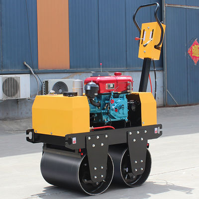 0.5 Ton Walk Behind Double Drum Vibratory Roller Road Roller with Unique Selling Point