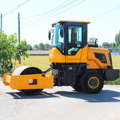 HQ-YL4000 4 Ton Asphalt Road Roller Compactor Machine with 80KN Hydraulic Vibration
