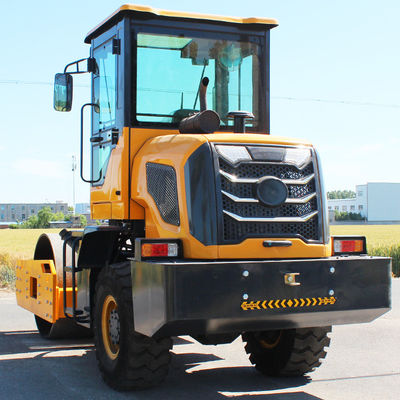 HQ-YL4000 4 Ton Asphalt Road Roller Compactor Machine with 80KN Hydraulic Vibration