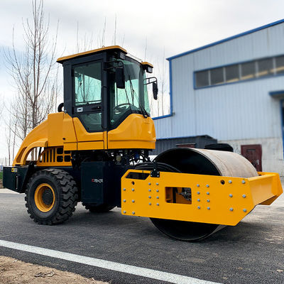 6 Ton Asphalt Compactor HQ-YL6000 Vibratory Road Roller for High Grade Ability 30%