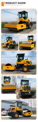 88 kw YUNNEI Engine HQ-YL8000 8 Ton Vibratory Road Roller for Asphalt Construction