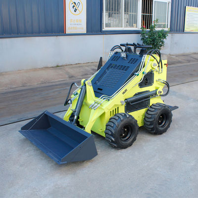 Mini Skid Steer Loader With Backhoe and Rotating Screening Bucket for Various Terrain