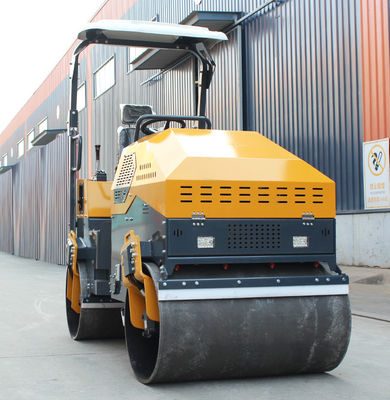16L Fuel Tank Capacity HQ-YL1200 3 Ton Vibratory Roller Compactor with Kubota Engine