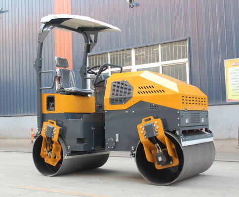 16L Fuel Tank Capacity HQ-YL1200 3 Ton Vibratory Roller Compactor with Kubota Engine