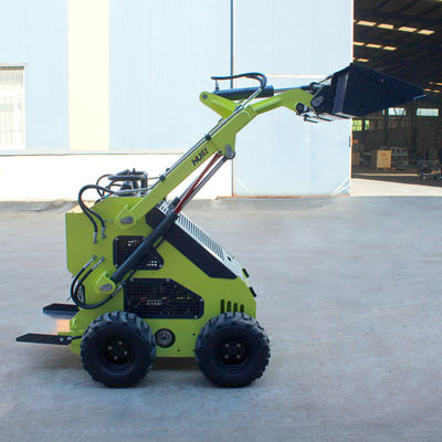 Customer's Requirement Skid Steer Loader Collocate Buckets and Forks for High Load Moment