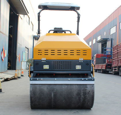 Huade Hydraulic Pump HQ-YL1200 3 ton Double Drum Vibratory Mini Road Roller Compactor