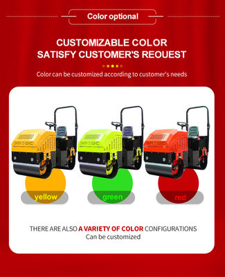 35KN Exciting Force 540mm Drum Diameter Mini Road Roller with Manual Hydraulic Compactor