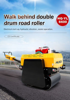 Suitable For Various Terrains Single Wheel Double Wheel 600mm Handheld Small Road Roller