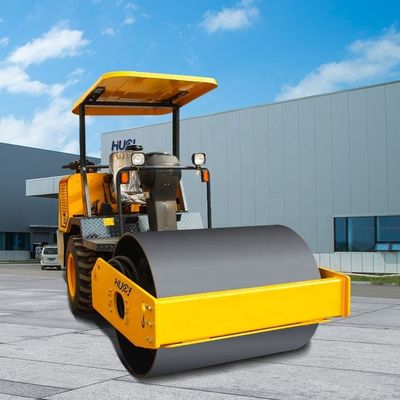 High Vibration Double Drum Road Roller Two Thousand Dollars 70Hz Vibration Frequency