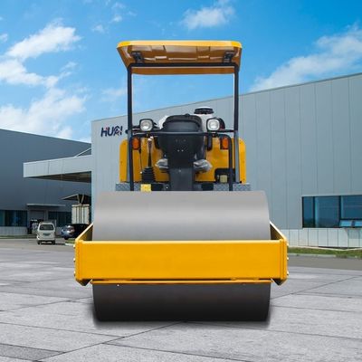 High Vibration Double Drum Road Roller Two Thousand Dollars 70Hz Vibration Frequency