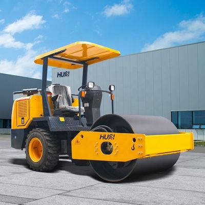 High Vibration Double Drum Road Roller Two Thousand Dollars 70Hz Vibration Frequency