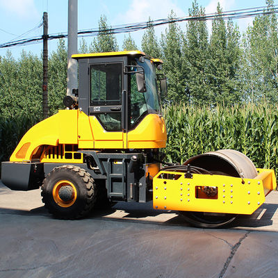 Industrial Compactor Machine For Road Construction With Continuously Variable Speed