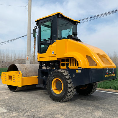 Ride On Vibratory Single Drum 6000 Kg Asphalt Ground Road Rollers For Asphalt Laying
