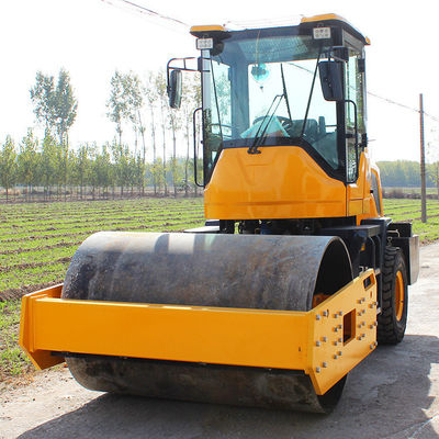 5000kg 6000kg Vibratory Road Roller with Double Drum and Exciting Force of 100KN