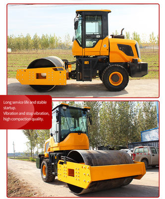 5t 10t 20t Road Roller Machine Vibratory Compactor in with 4450*1680*2750mm Dimension