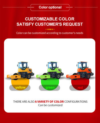 Road Compactor Single Drum 5 Ton 10 Ton 12 Ton 14 Ton 16 Ton Road Roller with 88W