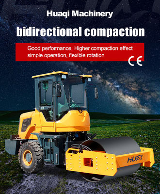 3500kg 4000kg Fully Hydraulic Vibratory Roller for Compaction of Asphalt Concrete Soil