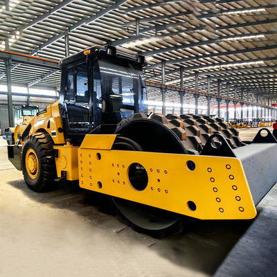 20 Ton Mini Wheel Road Roller With 500N/cm Static Line Load Vibration Frequency 28/35Hz