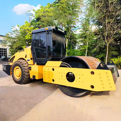 20 Ton Mini Wheel Road Roller With 500N/cm Static Line Load Vibration Frequency 28/35Hz