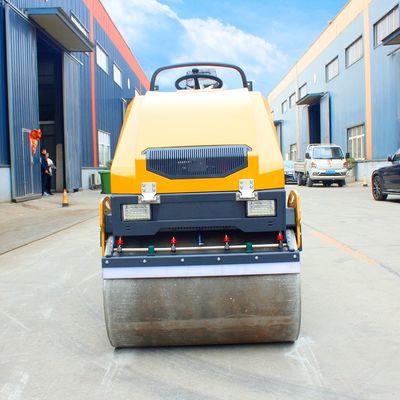 Top-Rated 1t 2t 3t 4t 6t 8t 10t Double Drum Roller Compactor with HYDAC Hydraulic Valve