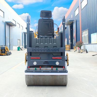 Top-Rated 1t 2t 3t 4t 6t 8t 10t Double Drum Roller Compactor with HYDAC Hydraulic Valve