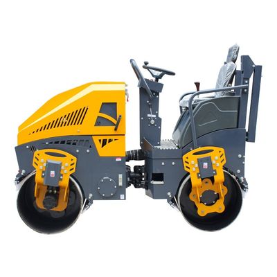 1t 2t 3 Ton Double Drum Road Roller with 11.5kw Power and Hydraulic Drive Method