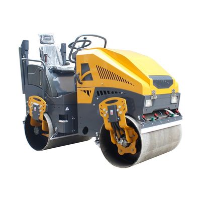 1t 2t 3 Ton Double Drum Road Roller with 11.5kw Power and Hydraulic Drive Method